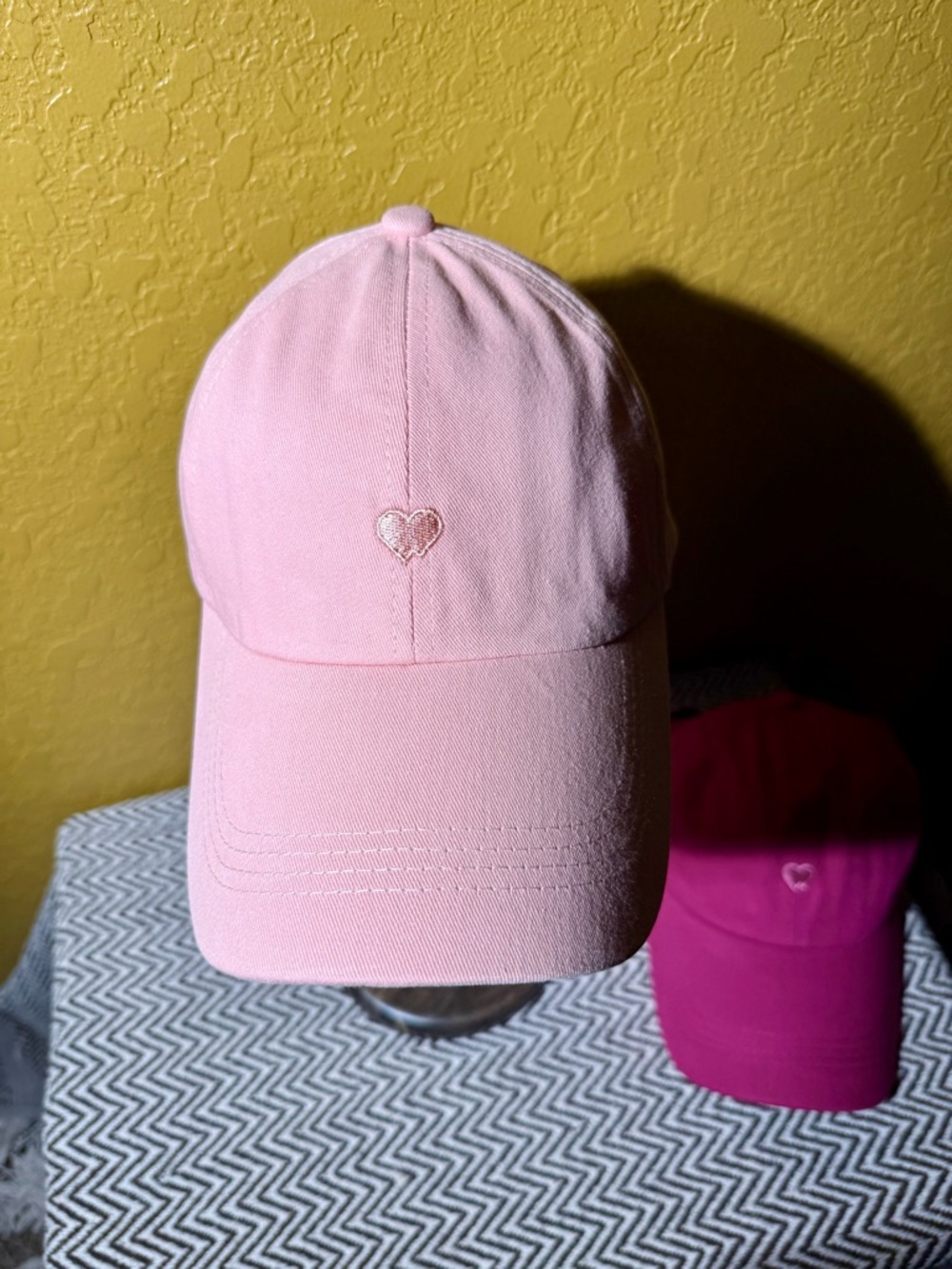 Pink "Have a Nice Day" Open Back High Pony Baseball Cap - NWOT - Picture 7 of 10